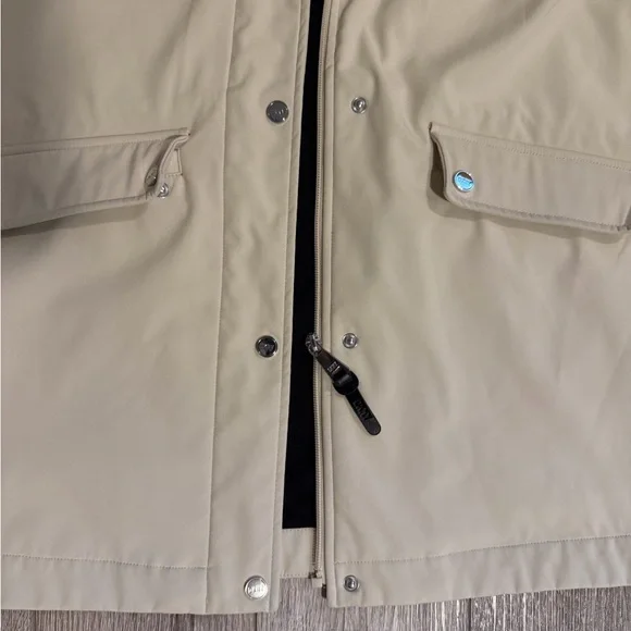 DKNY Light Tan Hooded Jacket - Picture 3 of 6